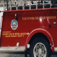 this is the first RCMA fire truck..